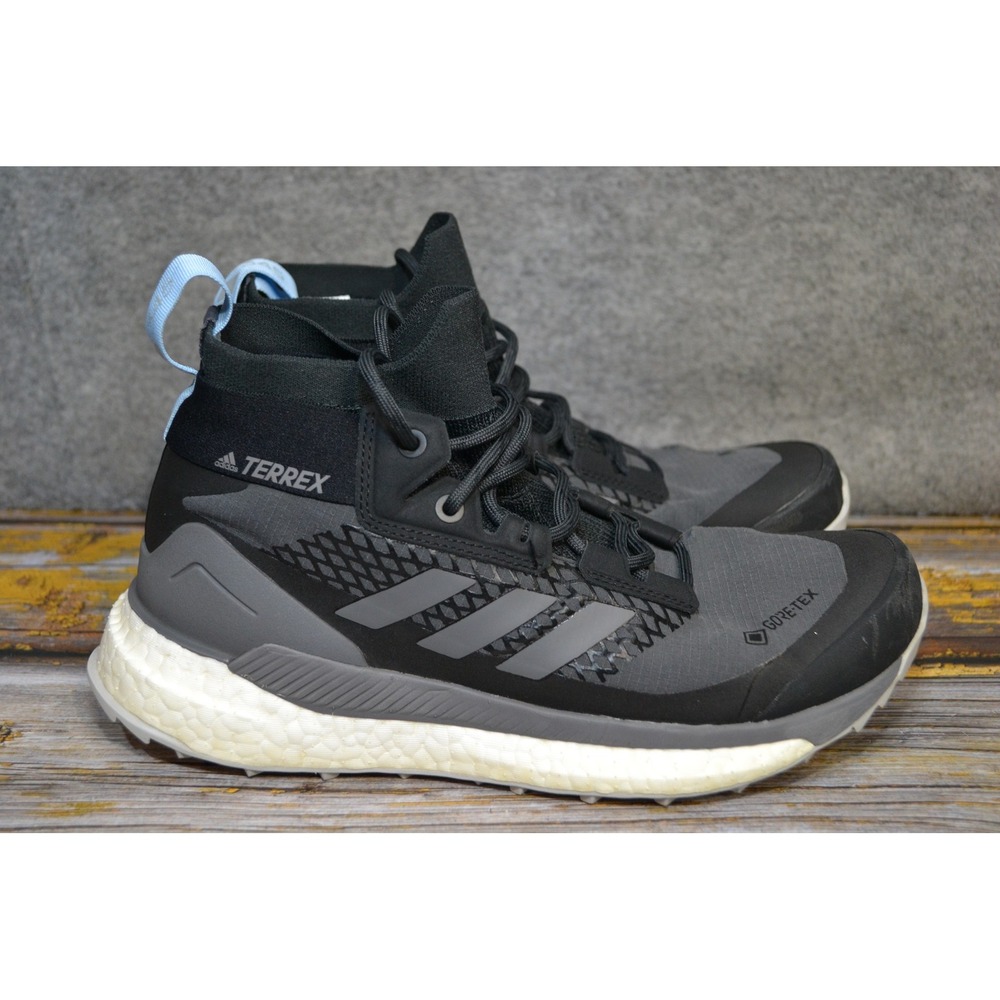 Adidas Terrex GTX Shoes Womens 6.5 Black Carbon Free Hiker Trail Boost G28464